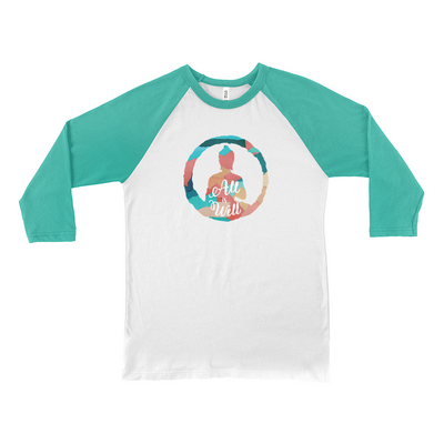 All is Well™ Colorful Baseball Tee