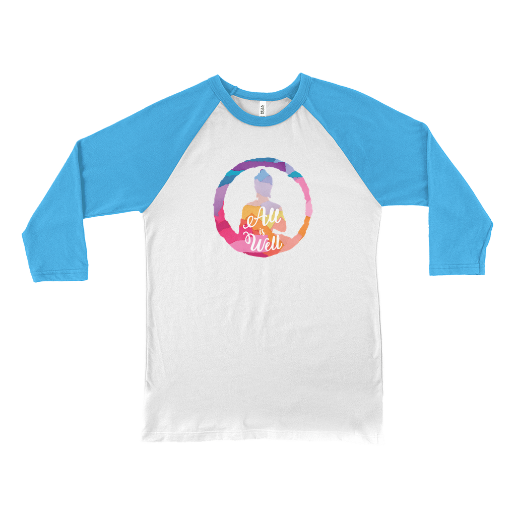 All is Well™ Colorful Baseball Tee