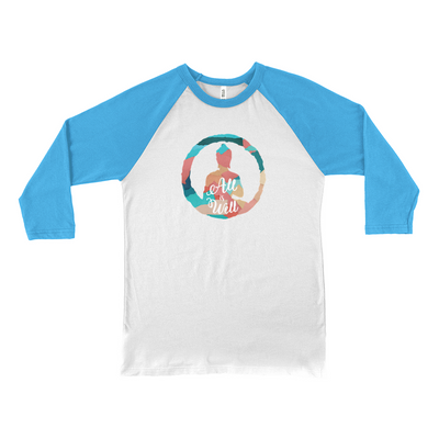 All is Well™ Colorful Baseball Tee