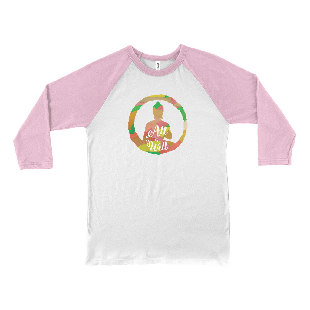 All is Well™ Colorful Baseball Tee