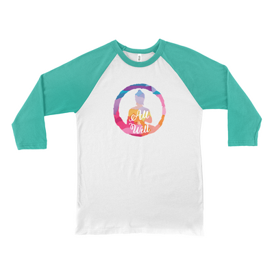 All is Well™ Colorful Baseball Tee