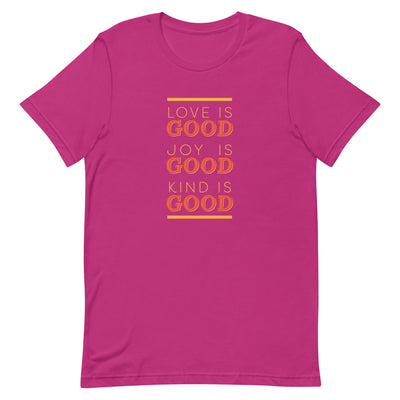 Love is Good, Adult Unisex Tee by Adrian