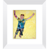 Meghan Nathanson Artistry child leaping collage art framed print