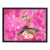 Meghan Nathanson Artistry woman dancing collage art on canvas wrap framed
