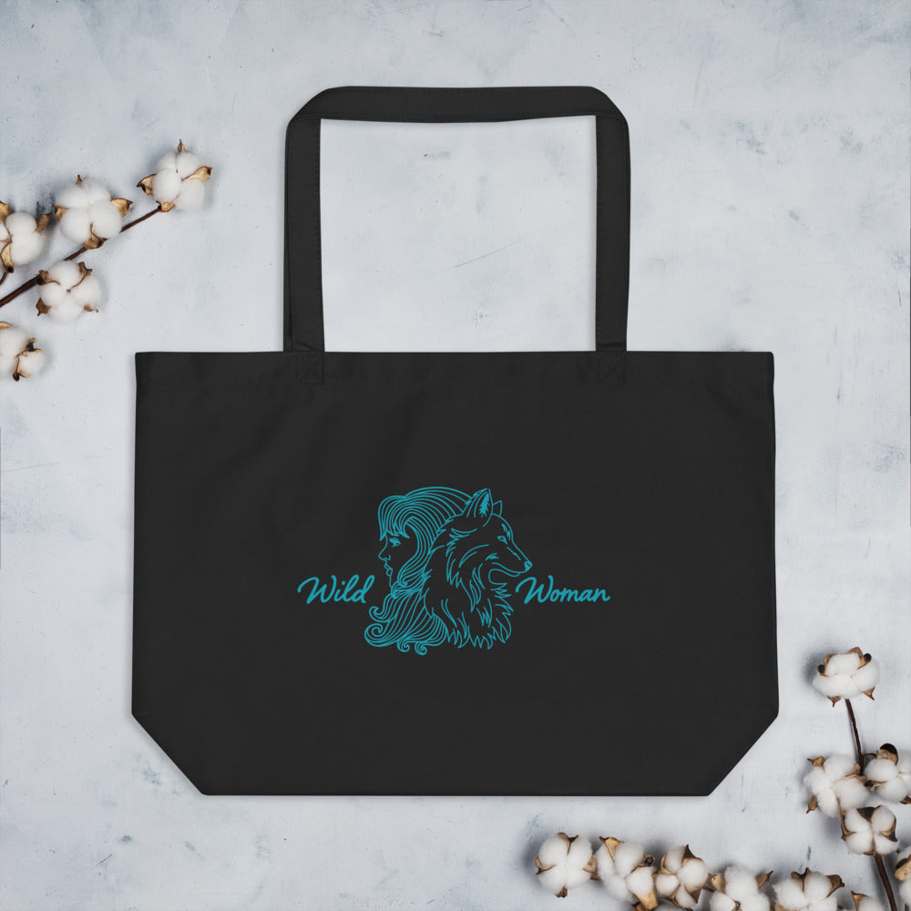 Wild Woman Large Eco Tote Bag