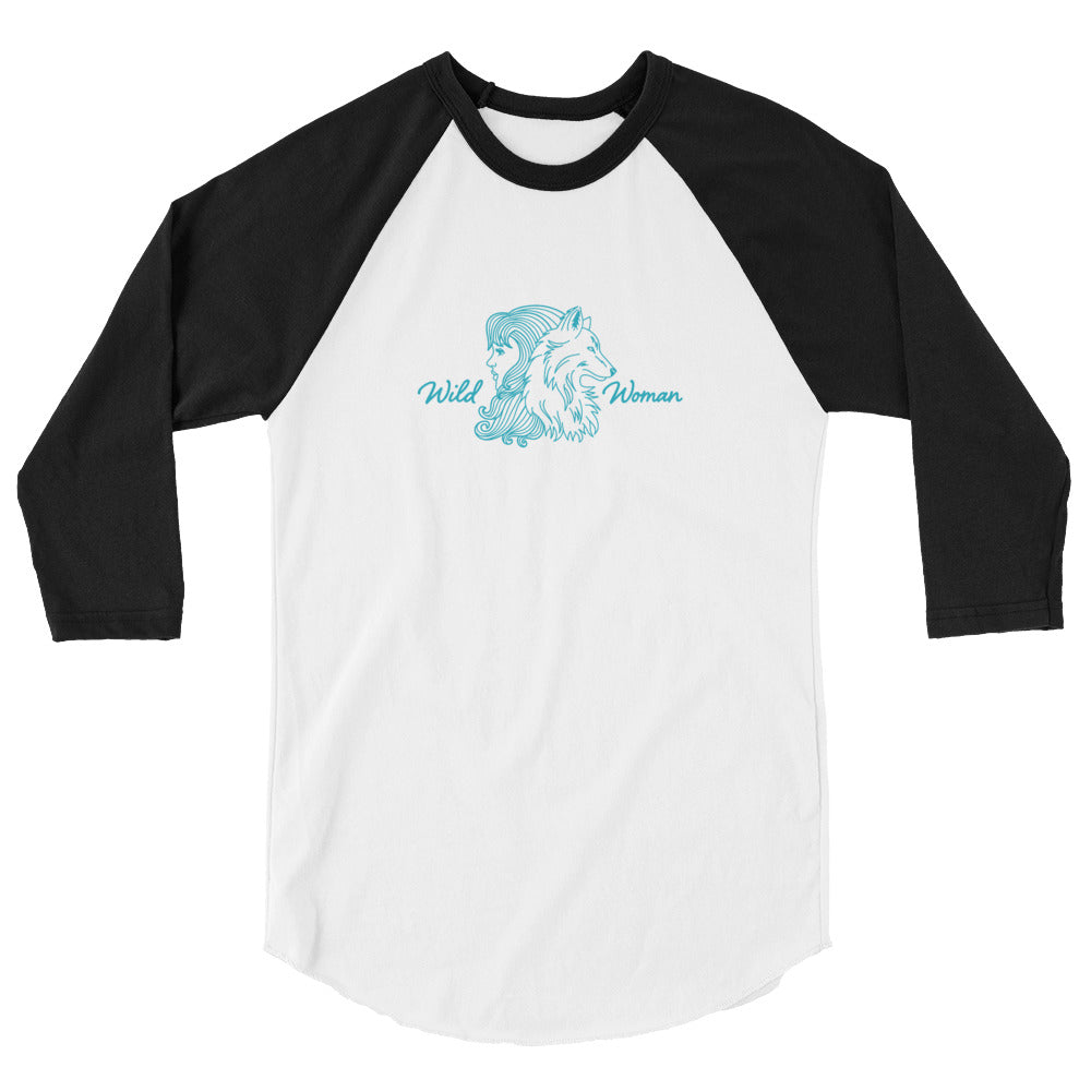 Wild Woman 3/4 Sleeve Raglan Shirt