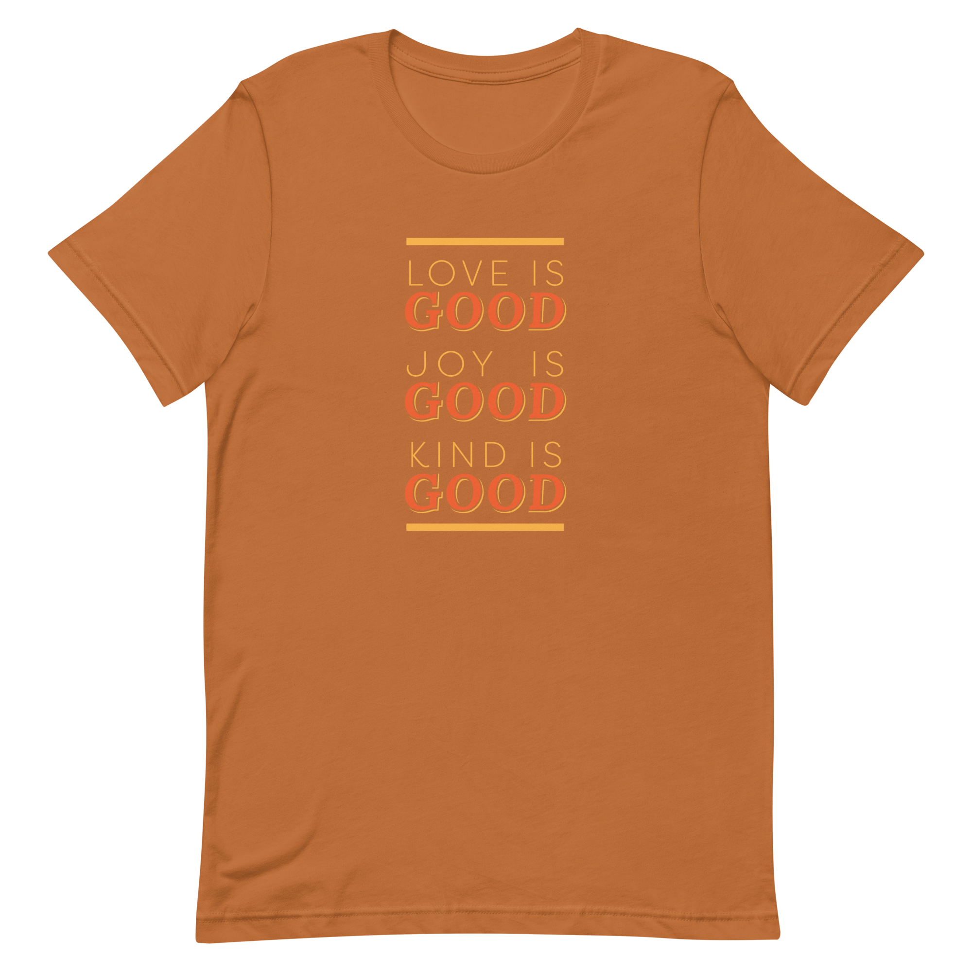 Love is Good, Adult Unisex Tee by Adrian