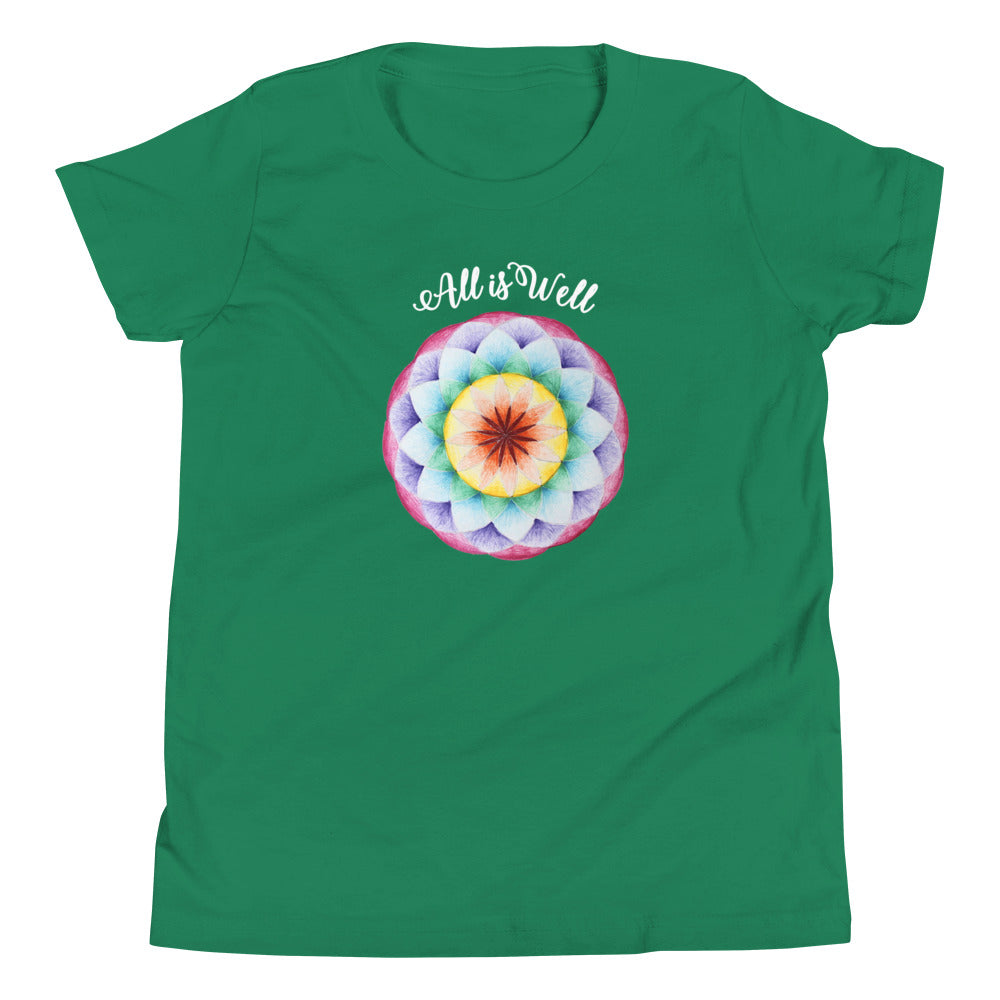 All is Well™ Mandala YOUTH Tee by Jonah