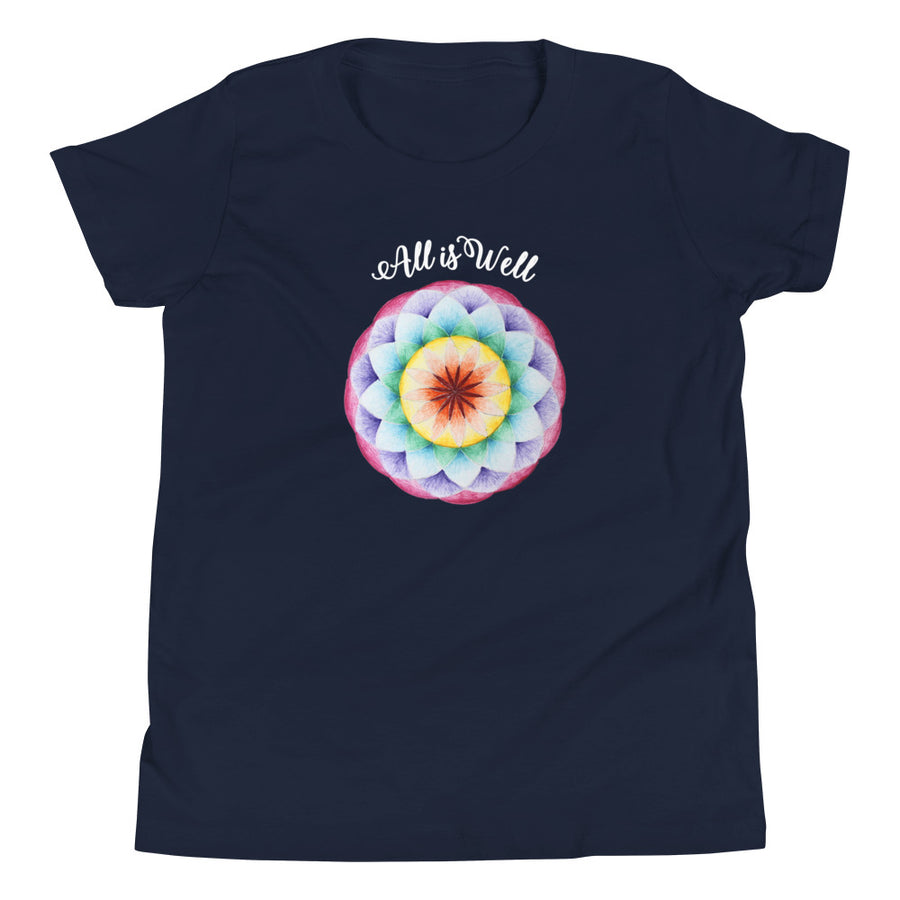 All is Well™ Mandala YOUTH Tee by Jonah
